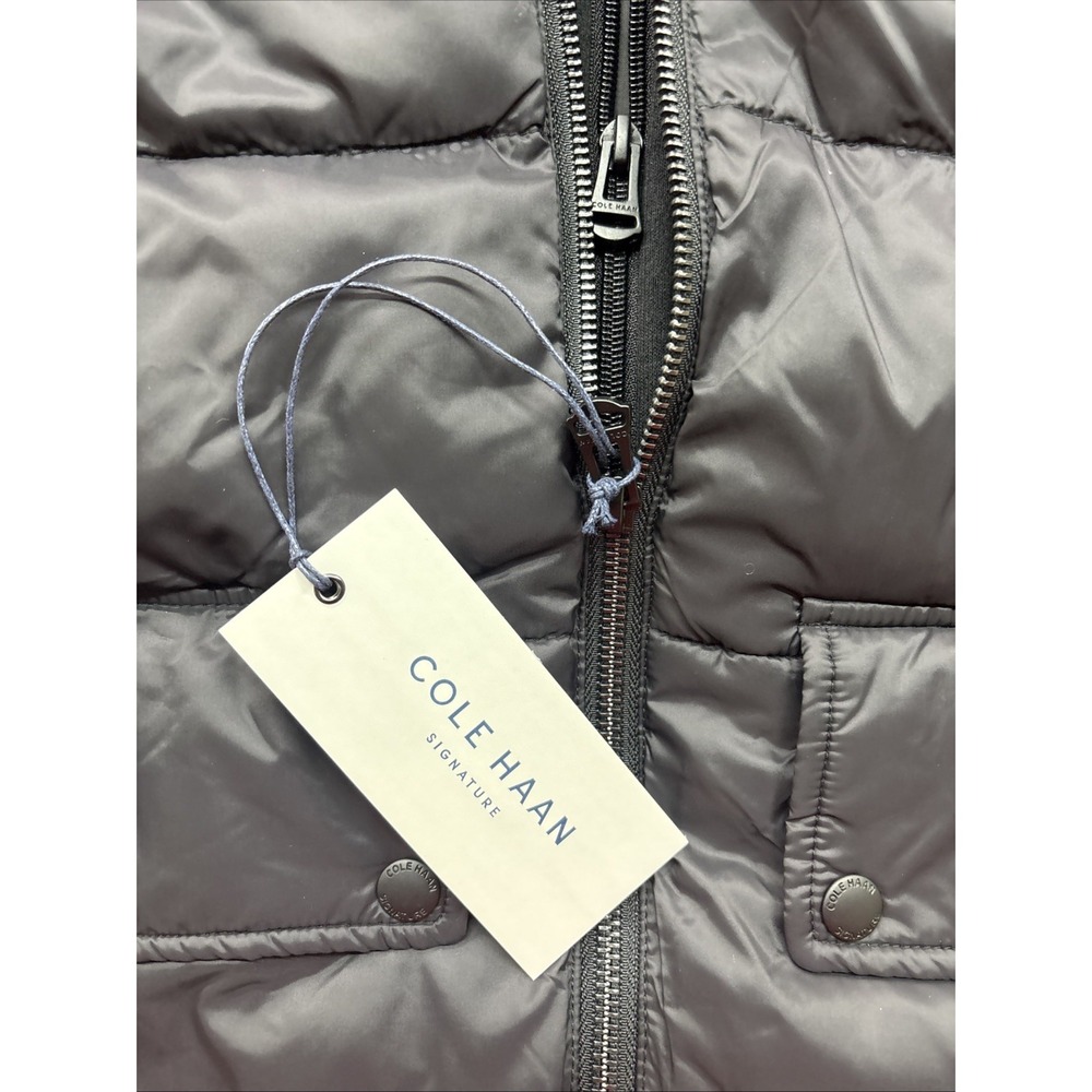 Cole Haan Puffer Jacket‎ With Bib Men's Size Small Black New - Picture 5 of 7